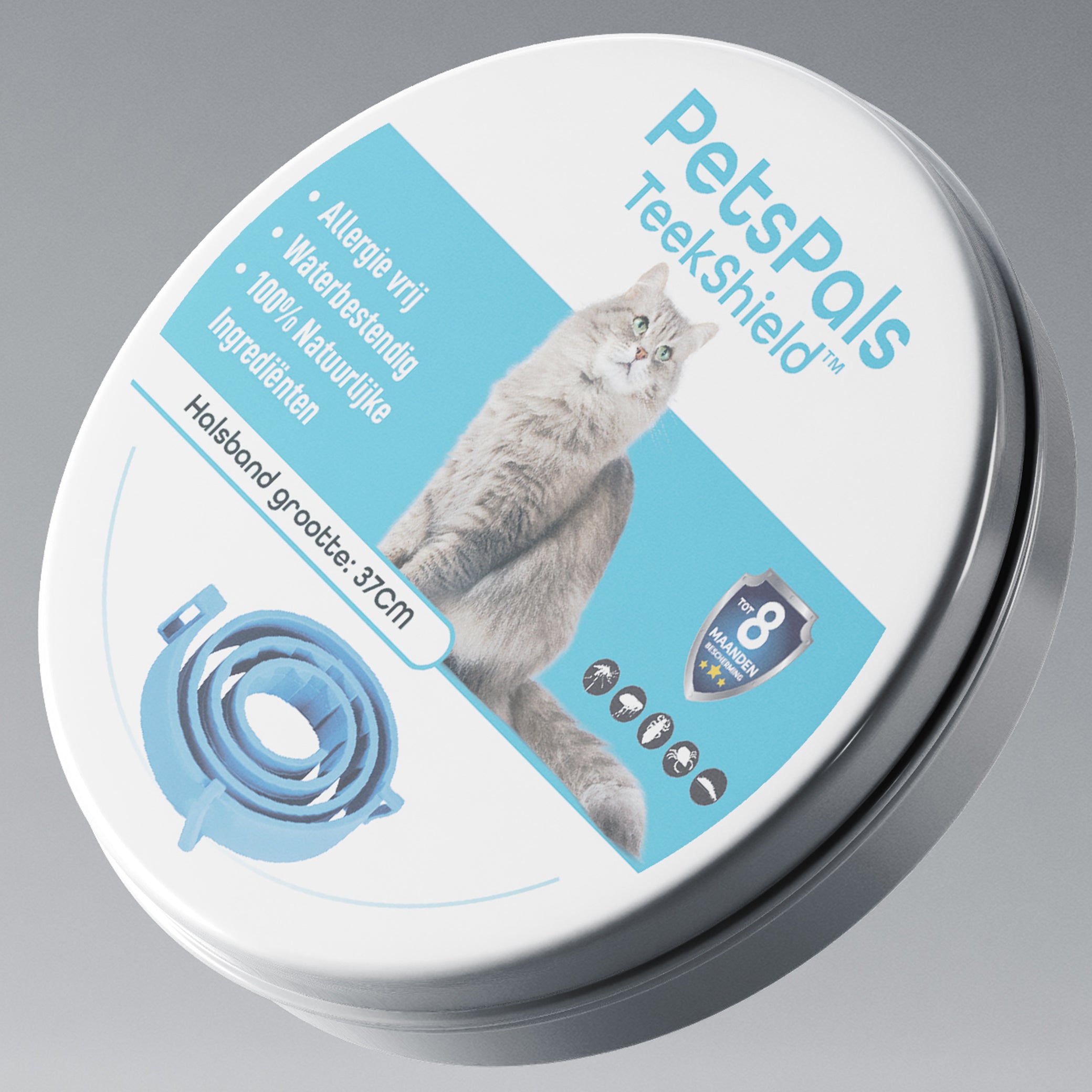 PetsPals TeekShield™ - Katten Anti-Teek & Vlooien Band