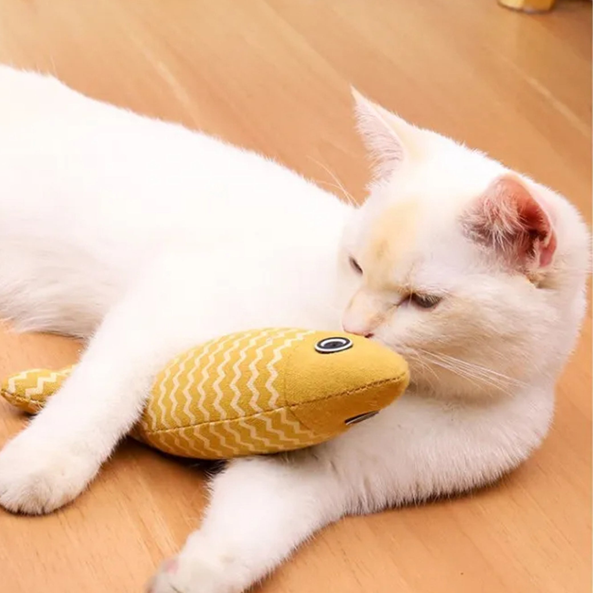 PetsPals Fishy™ - Vissenknuffel met Kattenkruid (Catnip)